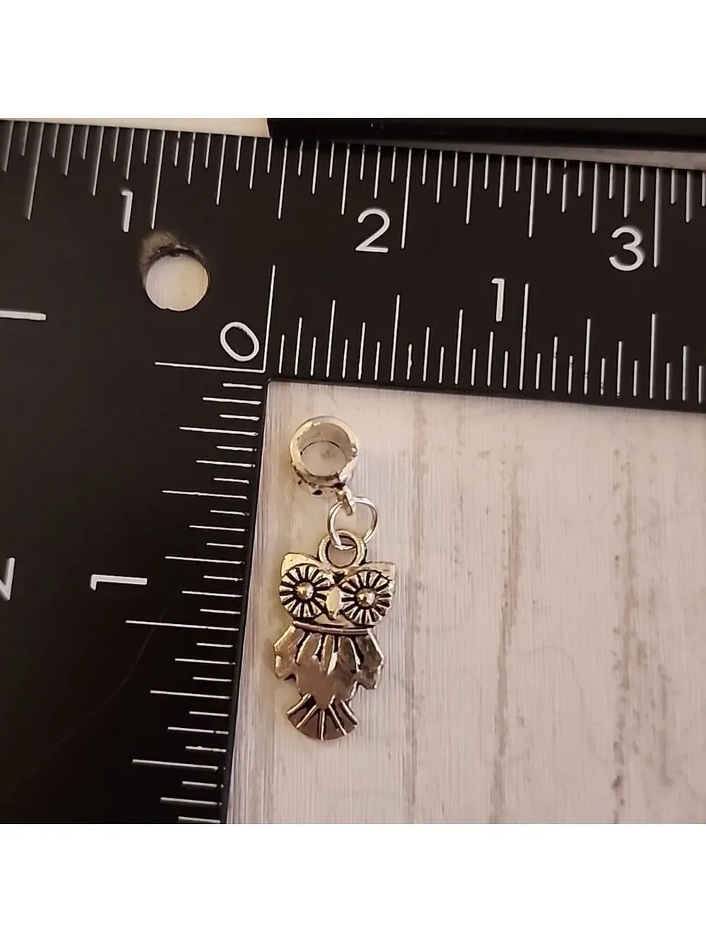 OWL  6 Charm for European Style Bracelets Fits Pandora Systems